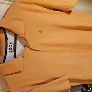 IZOD- Men's Orange Polo Shirt Size XL